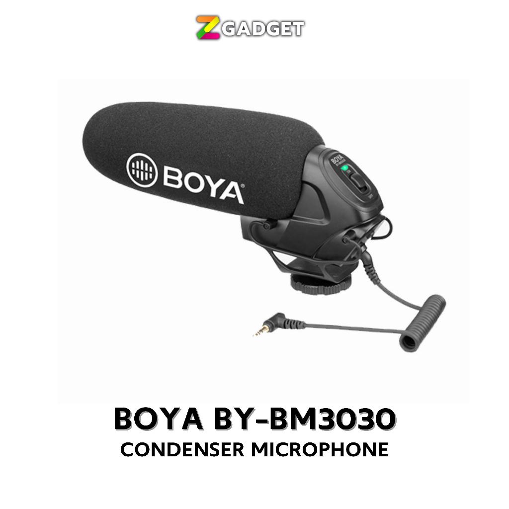 BOYA BY-BM3030 Shotgun Supercardioid Microphone ไมค์ติดหัวกล้อง ไมโครโฟนสำหรับติดหัวกล้อง