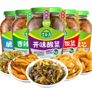 เครื่องเคียงอาหารจีน ตัดเลี่ยนได้ดี ทานคู่กับข้าวต้มก็อร่อย เข้ากับหลากหลายเมนู 吉香居 330g