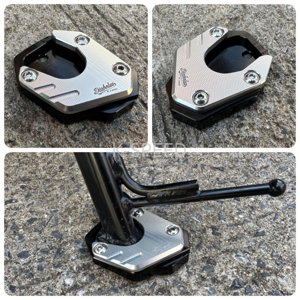 แผ่นรองขาตั้ง Diabolus V2 ตรงรุ่นสำหรับ  Honda CL300 / 500 (CL35)