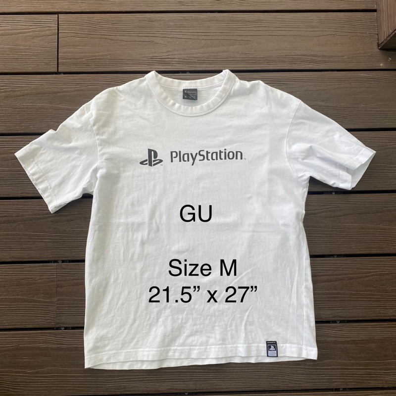 เสื้อยืด สือสอง GU จียู PlayStation ของแท้