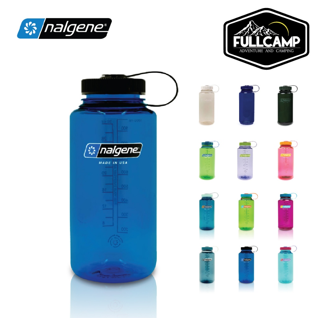 NALGENE 32oz Wide Mouth กระบอกน้ำ กระบอกน้ำแคมป์ แก้วน้ำพกพา ขวดน้ำพกพา แข็งแรง