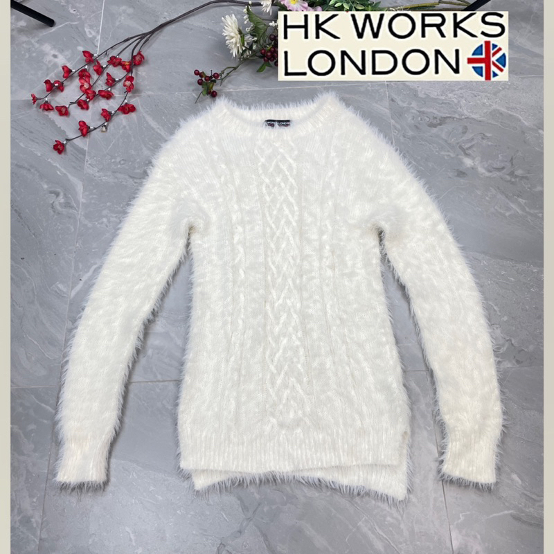 🇯🇵HK Works London Fur  Sweater made in Japan size M🇯🇵