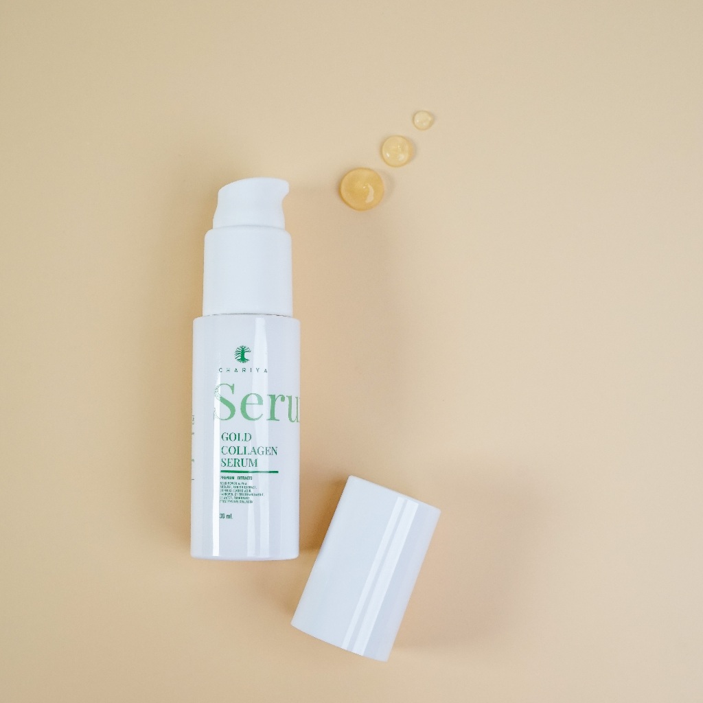จัดส่งฟรี Gold collagen Serum Premium Extracts - เซรั่มคอลลาเจนทองคำชาริยา