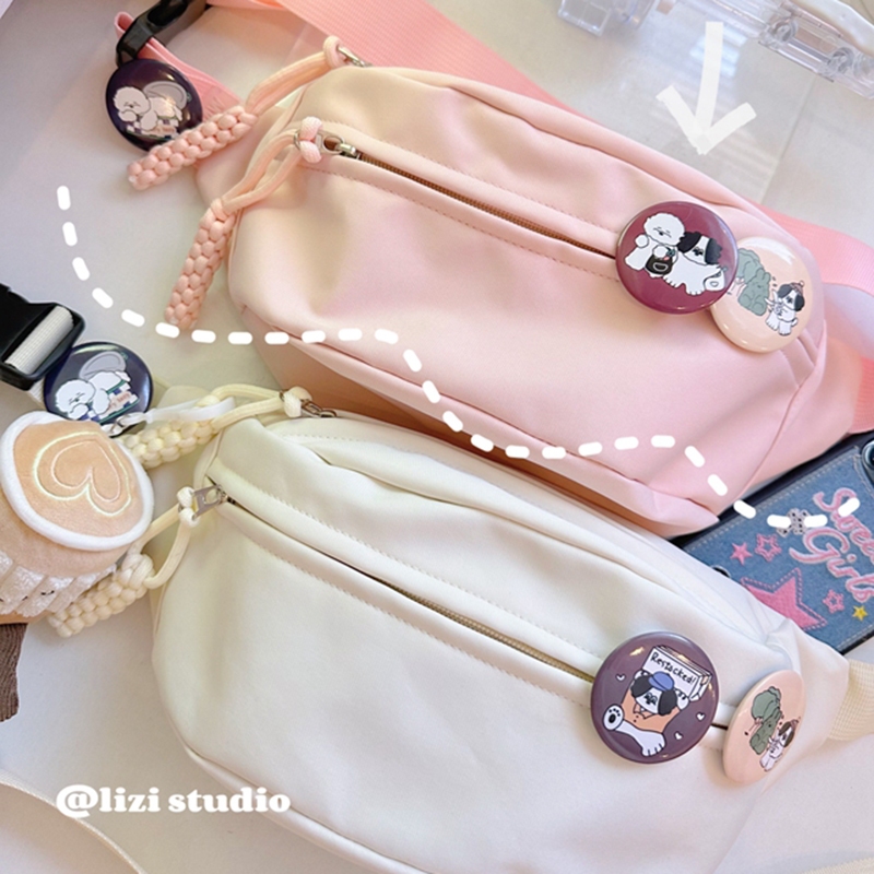 🔥พร้อมส่ง🔥กระเป๋าคาดอกแฟชั่นสไตล์เกาหลี คาดเอว สะพายข้าง