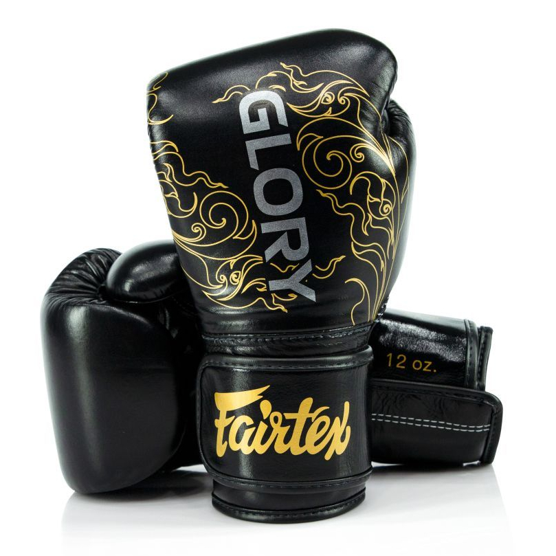 นวมชกมวยรุ่น BGVG3 Fairtex X Glory Kickboxing สำหรับแข่งขันและฝึกซ้อม