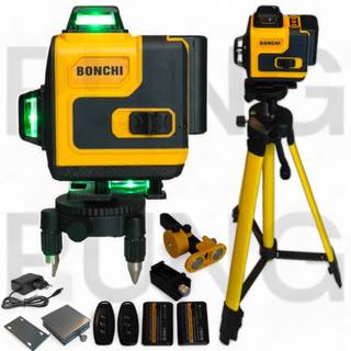 Bonchi เลเซอร์วัดระดับแสงเขียว 16 เส้น (ให้แบตรวม 2 ก้อน พร้อมที่ชาร์จ) พร้อมกล่องเก็บ