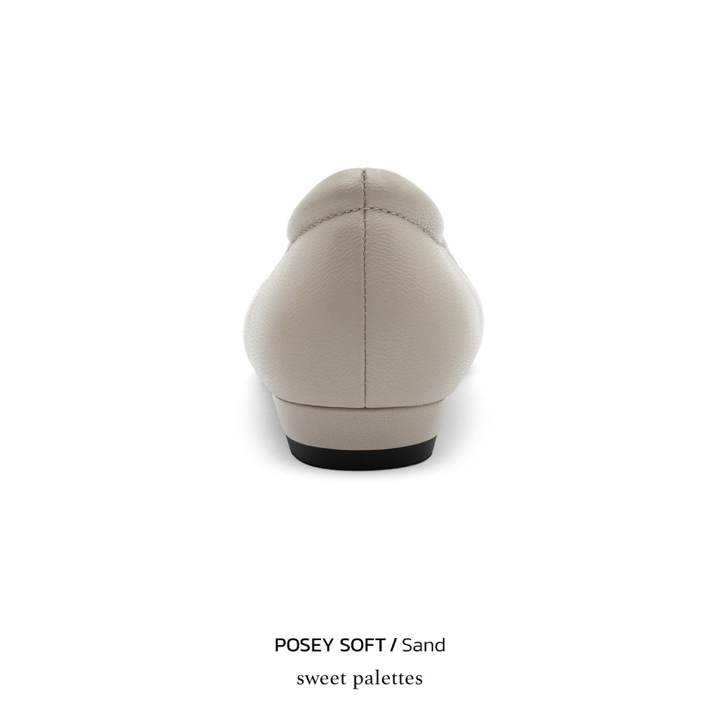 Sweet Palettes รองเท้าหนังแกะ Poesy Soft Sand
