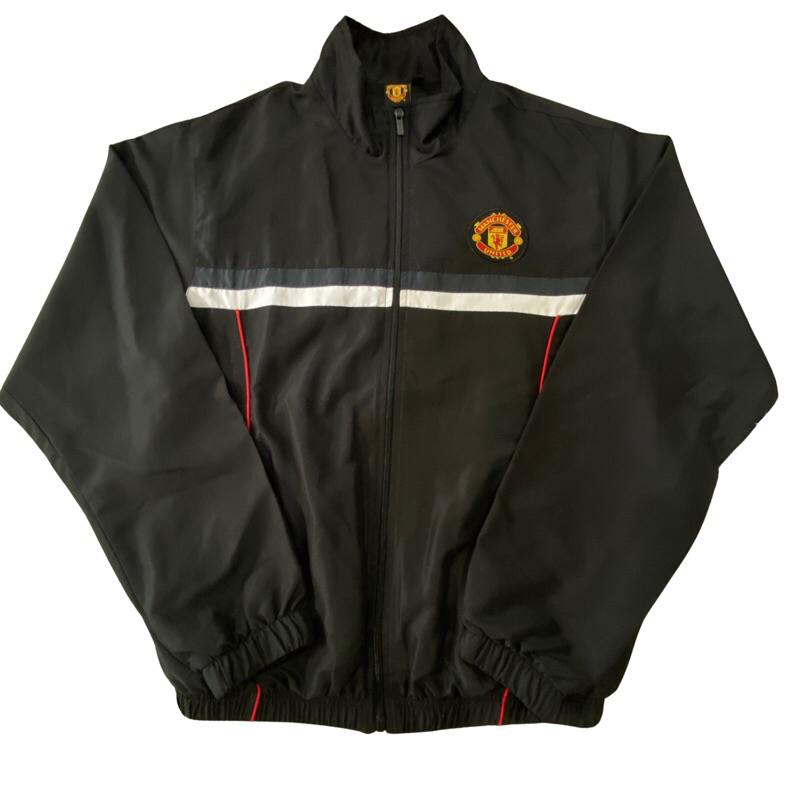 เสื้อแจ็คเก็ต Manchester United Official Merchandise แท้100% size XL สีดำ