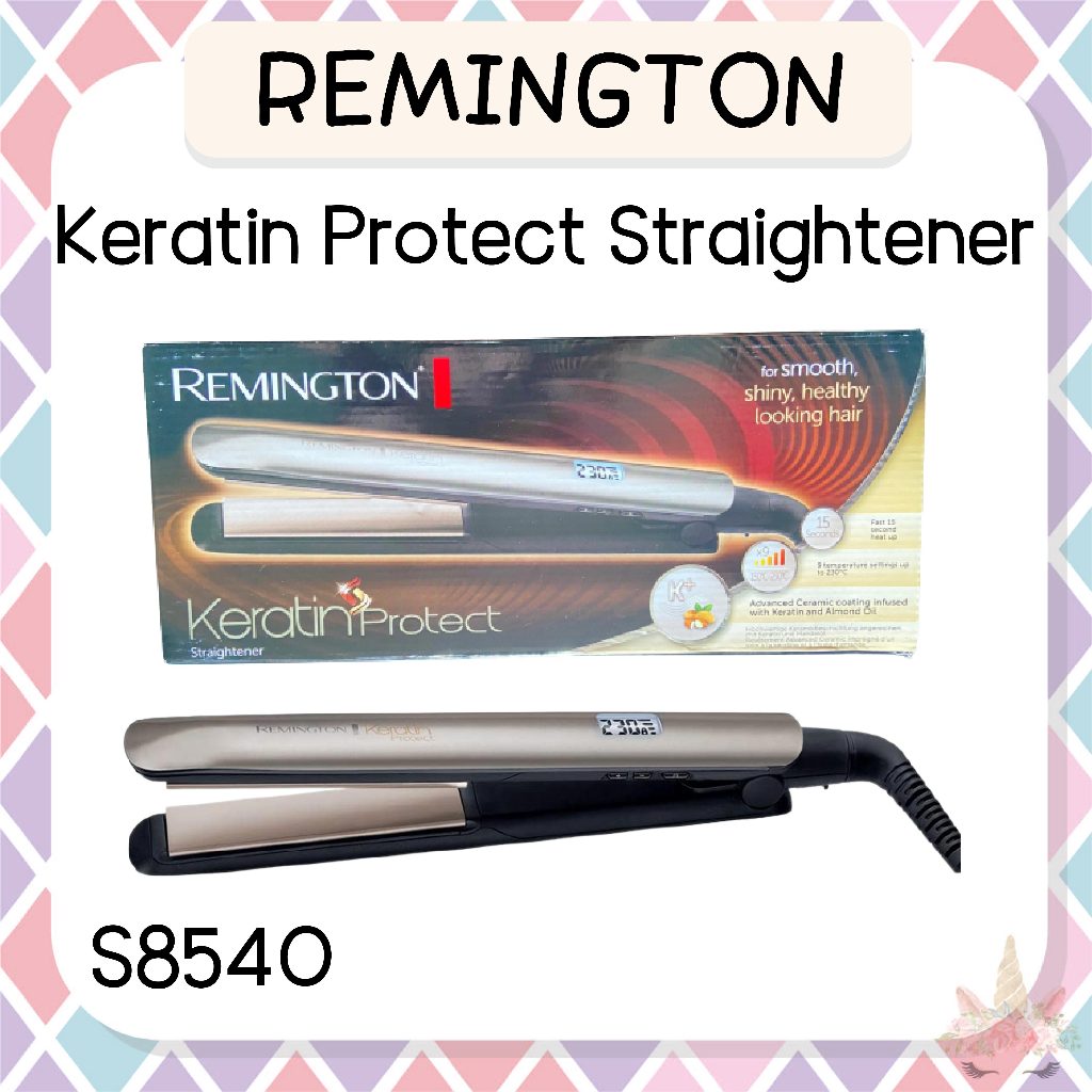 *พร้อมส่ง/ของแท้‼️* Remington Keratin Protect Straightener เครื่องหนีบผม เรมิงตัน รุ่น S8540