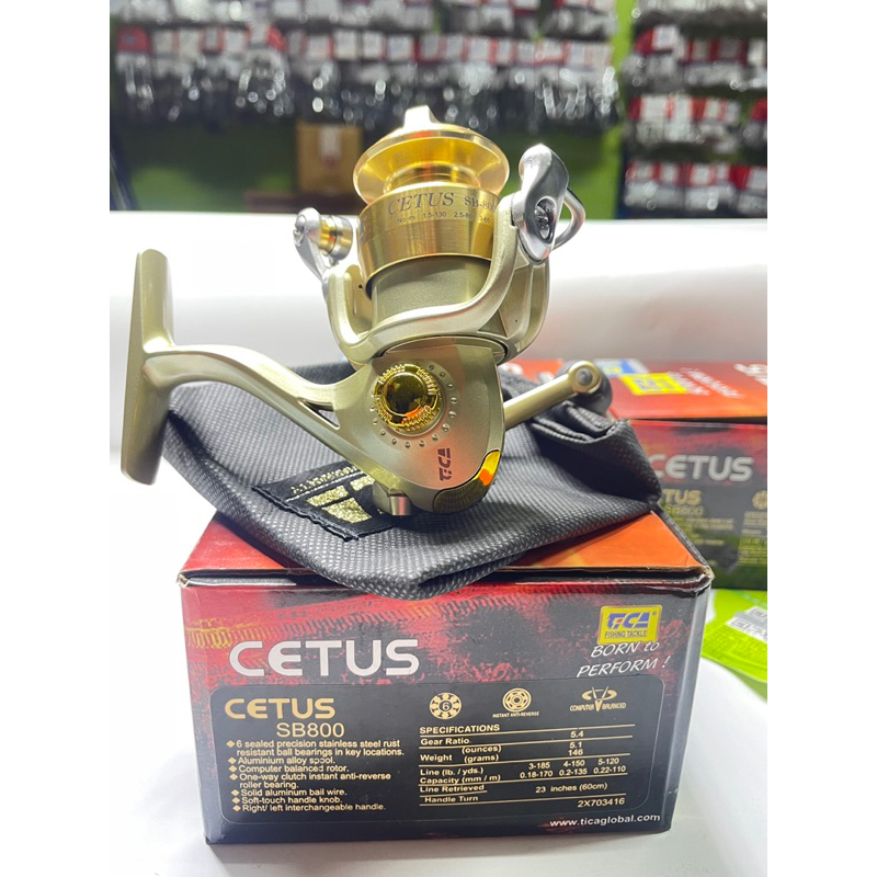 รอกสปินนิ่ง TICA CETUS SB800 รอกติก้า​ CETUS ตัวท๊อปสุด​ ตัวเล็กจิ๋ว