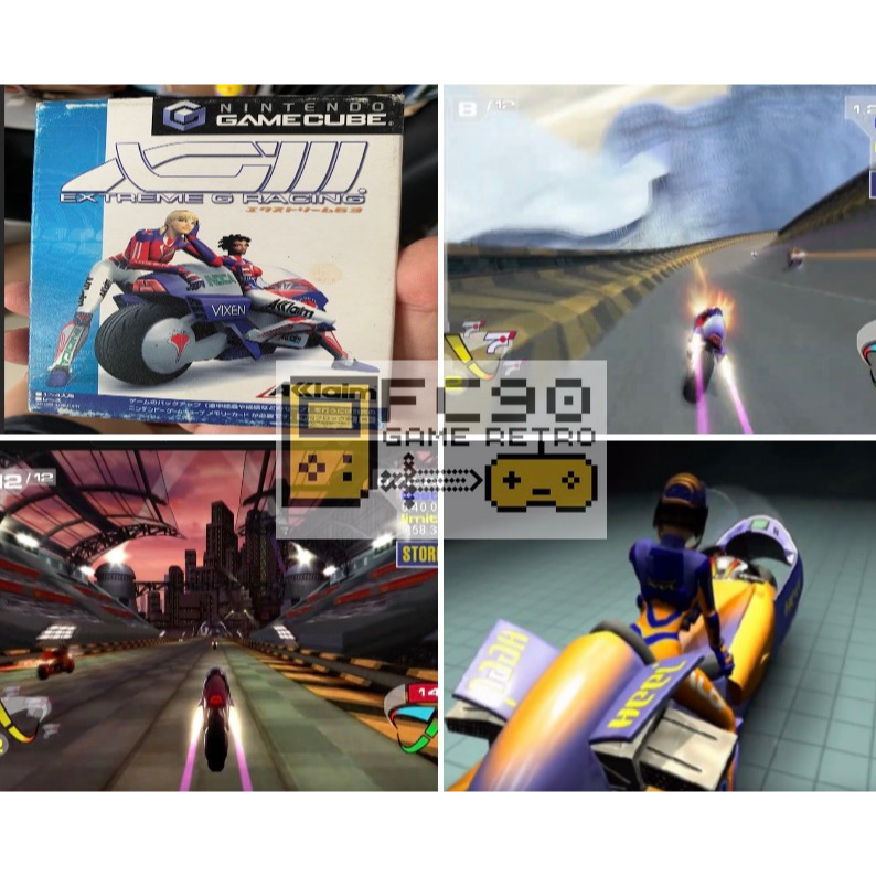 แผ่นเกม XG III: Extreme G Racing 3 [GC] แผ่นมือสอง สำหรับนักสะสมเกมเก่ายุค90 เกมคิวบ์ GAMECUBE