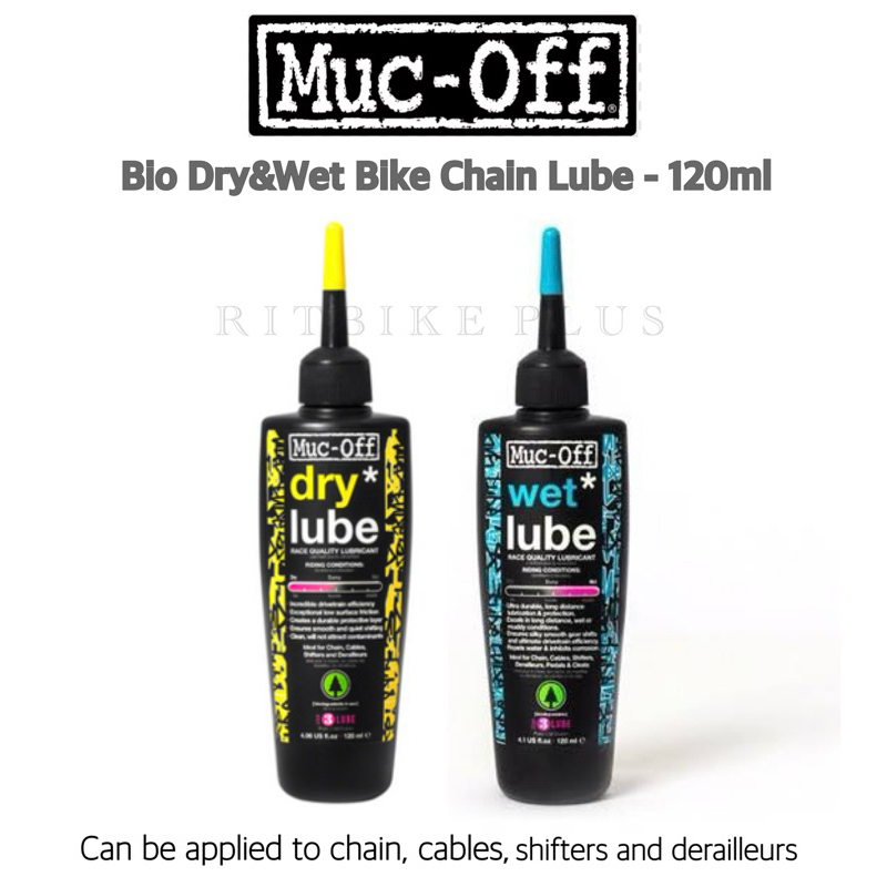 น้ำมันหยอดโซ่ Muc-Off Dry&Wet Lube Chain Lube,มีขนาด 50ml.&120ml.
