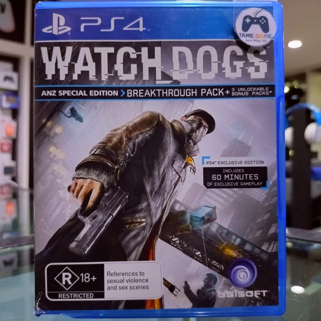 (ภาษาอังกฤษ) มือ2 PS4 Watch Dogs เกมPS4 แผ่นPS4 มือสอง (เล่นกับ PS5 ได้ Watch Dog Watchdog Watchdogs)