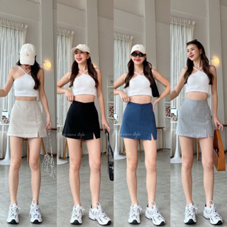 ❣️new collection ❣️กางเกงกระโปรงผ้าโควี่พร้อมส่ง🛍️