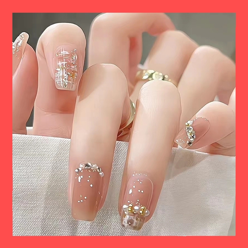 เล็บปลอม ผลิตภัณฑ์ใหม่ แฟลชสว่านรุ่น [DD186]สไตล์โมเดิร์น โนเบิล กันน้ำ เวอร์ชั่นเกาหลี เล็บปลอม พร้