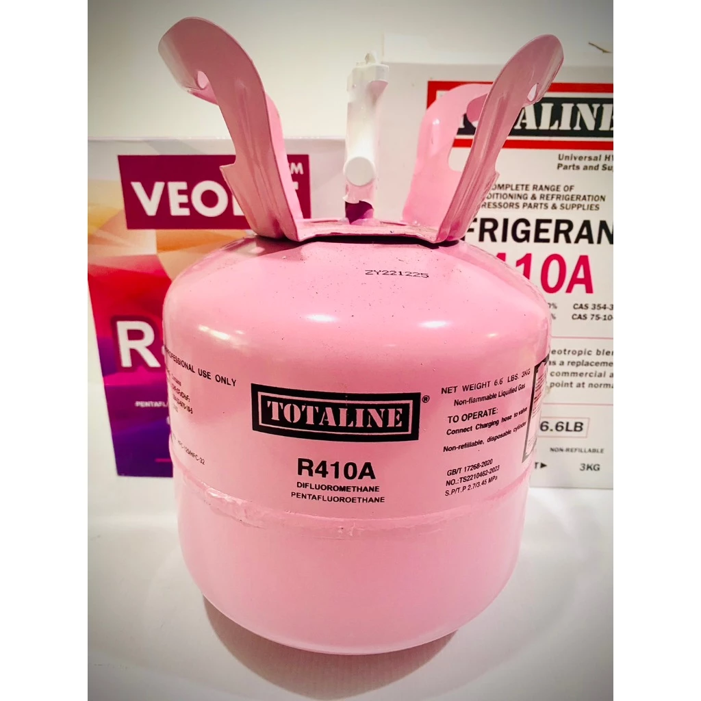 คละยี่ห้อ น้ำยาแอร์ R410 ขนาด 2.8 kg.(ยี่ห้อ Violet ,Totaline,Entalpia,DBB หรือ SP)