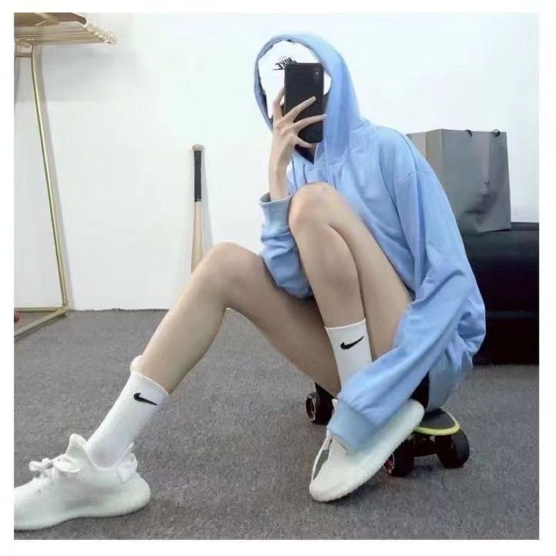 ถุงเท้ากีฬา ข้อยาว🔥（มี8 สีให้เลือก）🔥ใส่ได้ทั้งชาย/หญิง อเนกประสงค์ สไตล์เกาหลี ผ้าฝ้าย ระบายอากาศได้ดี ผ้าหนานิ่มใส่สบาย - รูปที่ 4