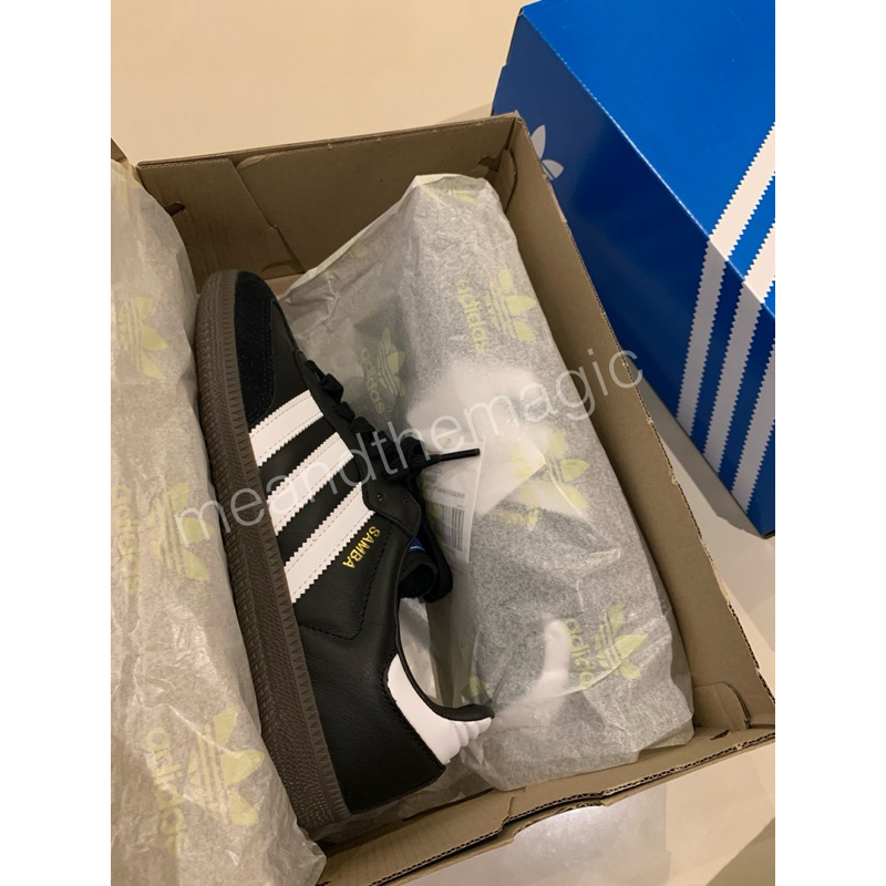 *พร้อมส่ง* Adidas Samba OG Black size 6.5 uk
