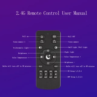 GEN 2 หลอดไฟ Smart LED + Remote ความสว่าง 9W 12W แบบควบคุมด้วยรีโมทไร้สาย ขั้ว E27 Wireless ผ่านมือถือ