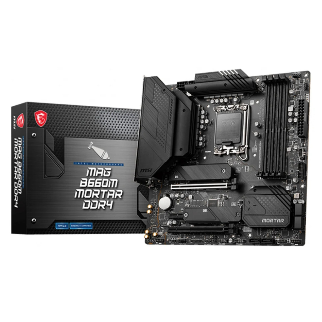 MAINBOARD (เมนบอร์ด) 1700 MSI MAG B660M MORTAR DDR4 สินค้าใหม่ ประกัน 2 ปี