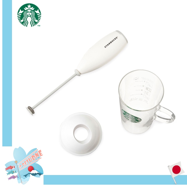 Starbucks Japan Milk foamer & cup เครื่องทำฟองนมพร้อมแก้วสตาร์บัคส์ญี่ปุ่น - รูปที่ 2