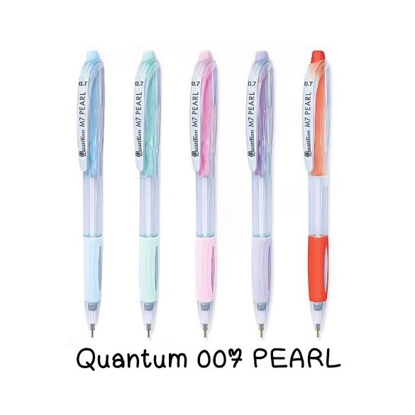 Quantum ปากกาลูกลื่น ควอนตั้ม รุ่น 007 PEARL สีพาสเทล 0.7 mm