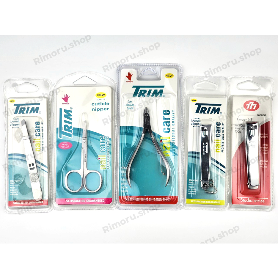 พร้อมส่ง TRIM กรรไกรตัดหนัง กรรไกรตัดเล็บ กรรไกรตัดขนจมูก ตัดขนตา แหนบถอนขน สแตนเลส