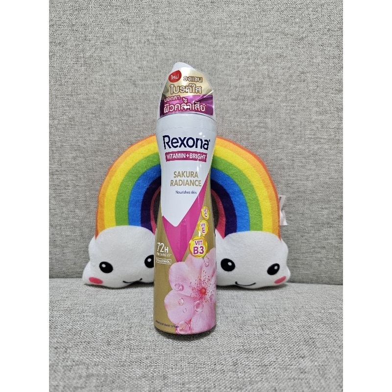 ของแท้💯 Rexona Sakura Radiance สเปรย์ระงับกลิ่นกาย 135 มล.