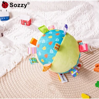 ลูกบอลผ้า (Toy41) บอลชวนคลาน มีเสียงกรุ้งกริ้ง สีสันสดใส