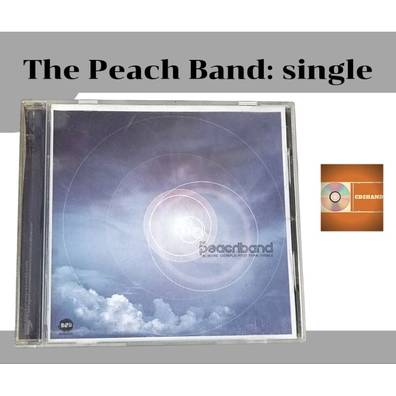 ซีดีเพลง cd single,แผ่นตัด วง The Peach Band อัลบั้มแรก ค่าย blacksheeps 