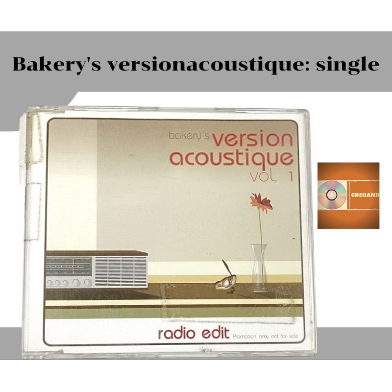 ซีดีเพลง cd single,แผ่นตัด รวมเพลง Bakerymusic อัลบั้ม Bakery's version acoustique vol1  ค่าย Bakery music