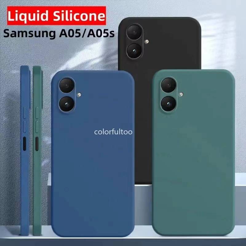 Galaxy S24 FE/A55 5G/A15/A25 5G/A35/S23 FEเคสTPU​นิ่ม​สีพาสเทลแบบคลุมกล้องSamsung S24/S24 Plus/S24 Ultra/A05/A05S