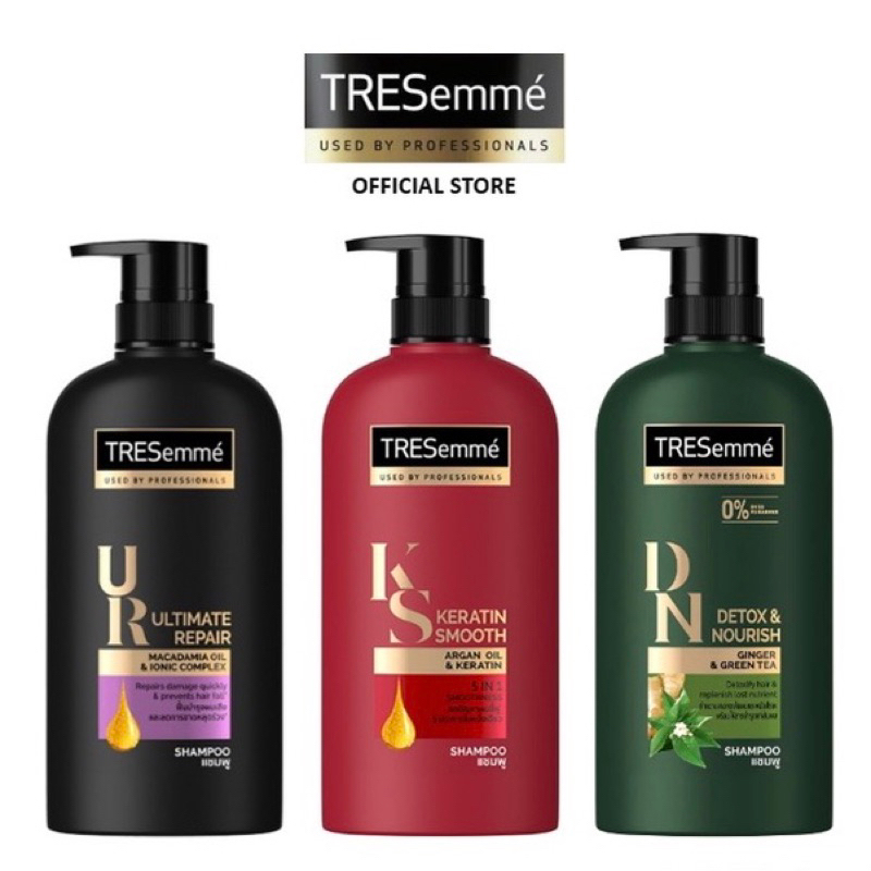 เทรซาเม่ แชมพู, ครีมนวด TRESemme Shampoo &amp; Hair Conditioner (แชมพู 450ml, ครีมนวด 400ml)
