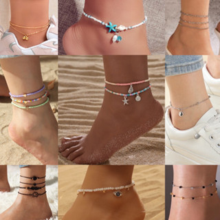 กำไลข้อเท้า 🇹🇭 มากกว่า50แบบ สร้อยข้อเท้า แฟชั่นสำหรับผู้หญิง…