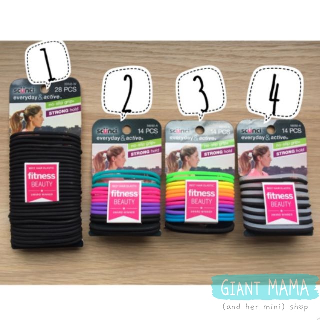 ยางมัดผม ยางรัดผม เจลลี่ SCUNCI ของแท้ 100%