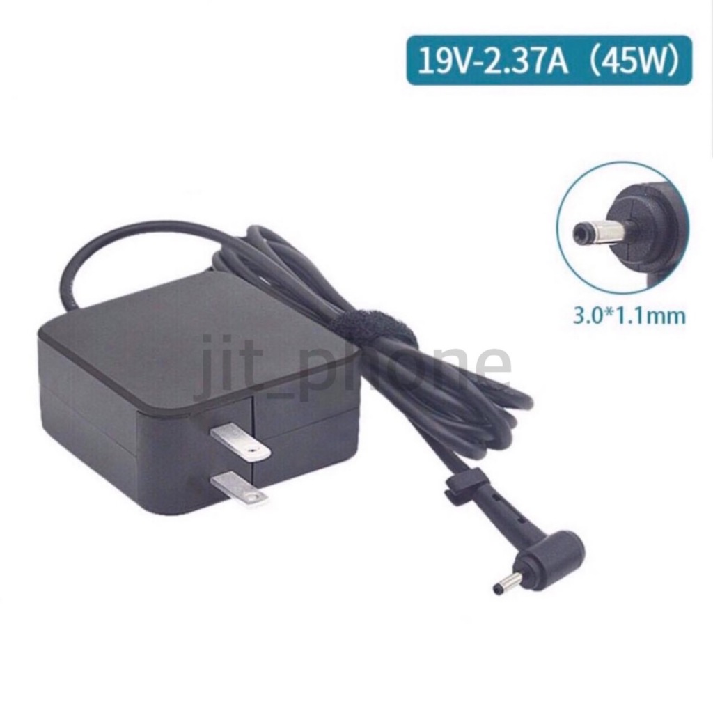 Acer ไฟ 45W 19v 2.37a แบบตลับ ขนาด 3.0 * 1.1 mm อะแดปเตอร์ ชาร์จไฟ โน๊ตบุ๊ค Spin Swift Notebook Adapter Charger
