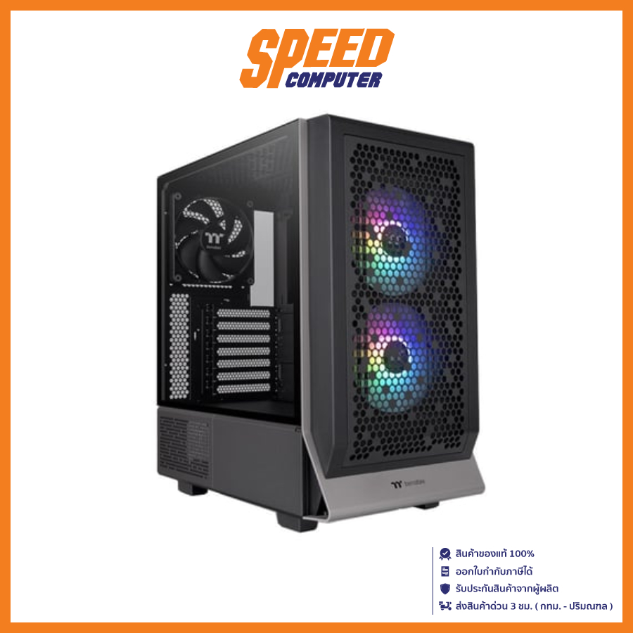 THERMALTAKE CERES 300 TG ARGB CASE (เคส) MID TOWER / BLACK By Speed Computer