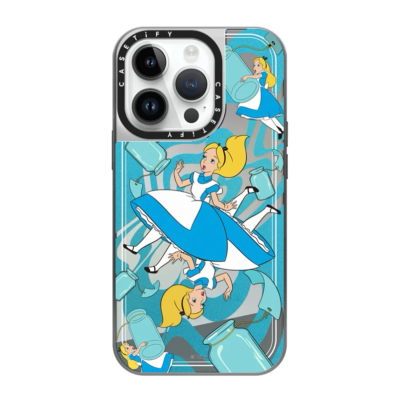 (พร้อมส่ง)14Pro/12ProMax Casetify Alice Card Mirror MS Case