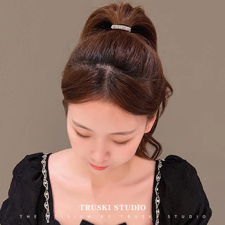 ยางรัดผม กลิทเตอร์ สีวิ้งๆ กระทบแสงสวยมากๆ ยางรัดผม ยางมัดผม รัดผม y2k