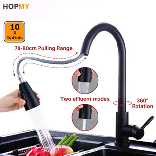 ก๊อกน้ำแบบพับเก็บไ ด้สแตนเลส360 สําหรับอ่างล้างหน้า ห้องครัว…