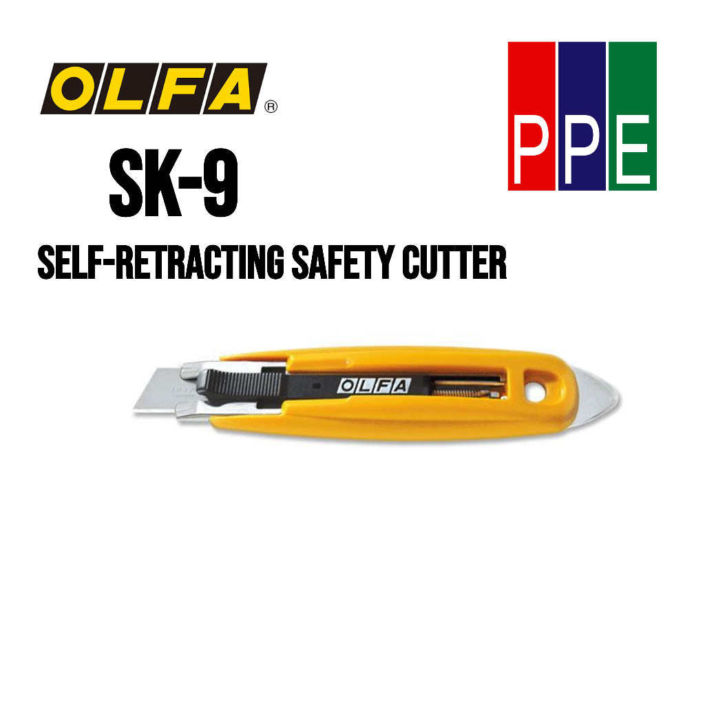 SK-9 มีดคัตเตอร์เซฟตี้ Safety Cutter