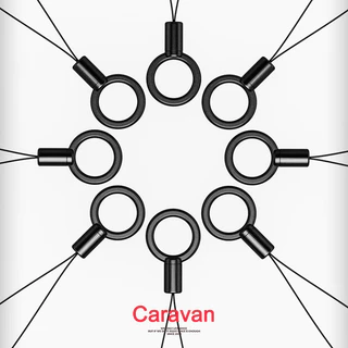 Caravan Crew (1ชิ้น) Phone lanyard สายคล้องมือถือ สายคล้องโทรศัพท์ ที่ห้อยโทรสัพ