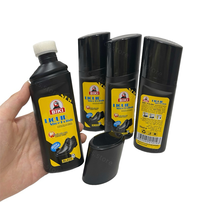 น้ำยาทารองเท้า ขัดเงารองเท้า คลีนชูส์ สีดำ ขนาด 75 ML น้ำยาเคลือบเงารองเท้า น้ำยาขัด น้ำยาเคลือบเงา