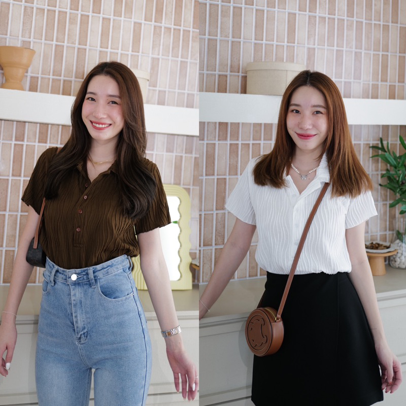 ranfafaet- เสื้อคอปก POLO 'คลื่น'