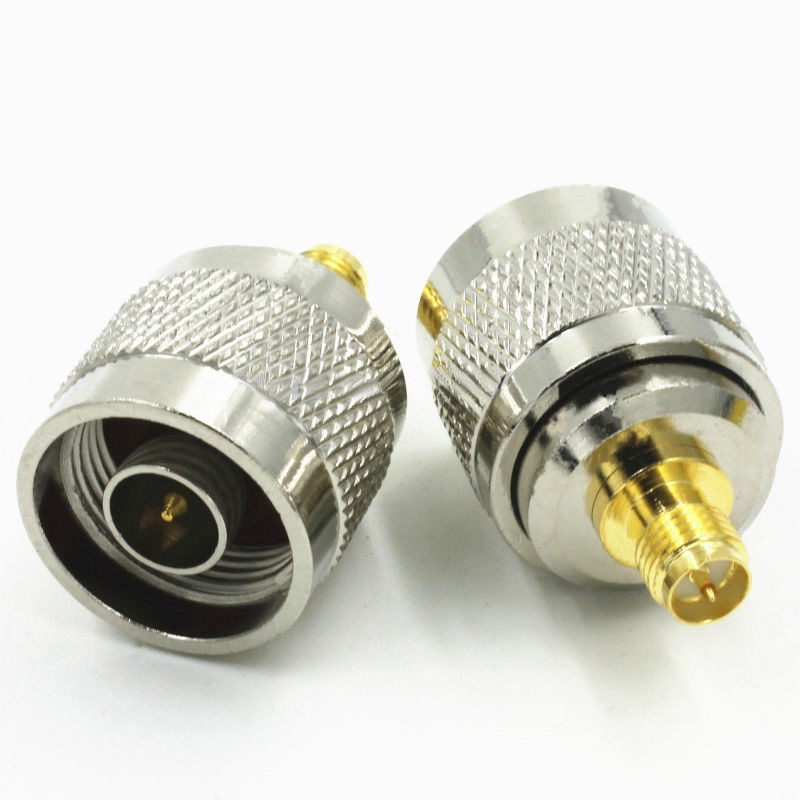อะแดปเตอร์เชื่อมต่อ N Male Plug to RP-SMA Female Plug RF Coaxial 1 ชิ้น