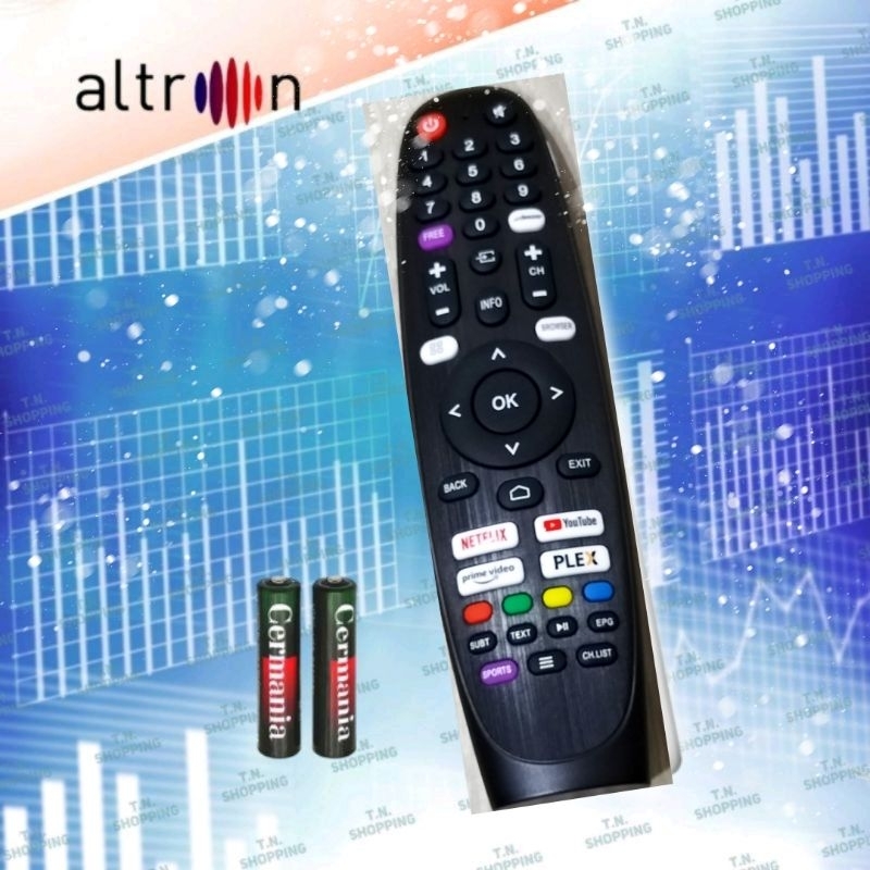 รีโมททีวี LCD/LED Smart TV ยี่ห้อ Altron รุ่น ATVD อัลตรอนวีต้า