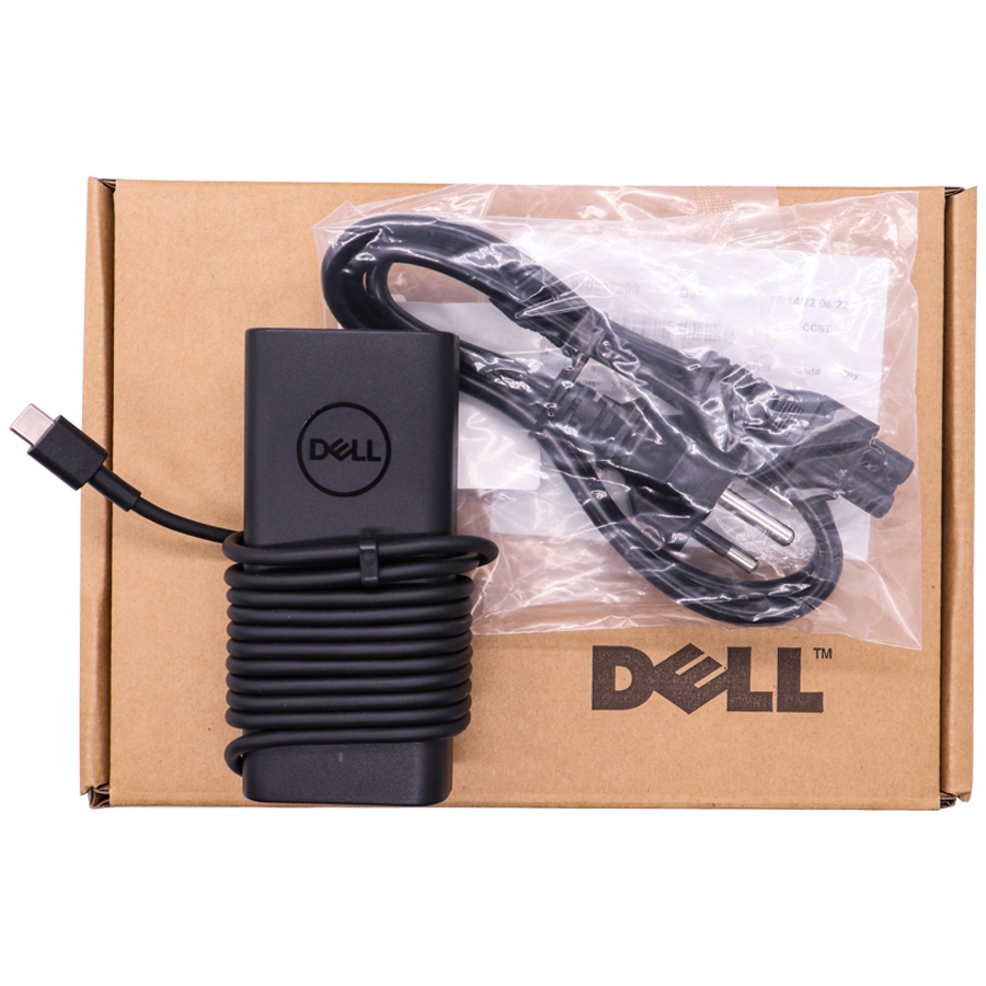 Dell Adapter 65W Type-C แท้ รับประกันศูนย์ Dell 1 ปี สายชาร์จโน๊ตบุ๊ค Dell 65W Type-C