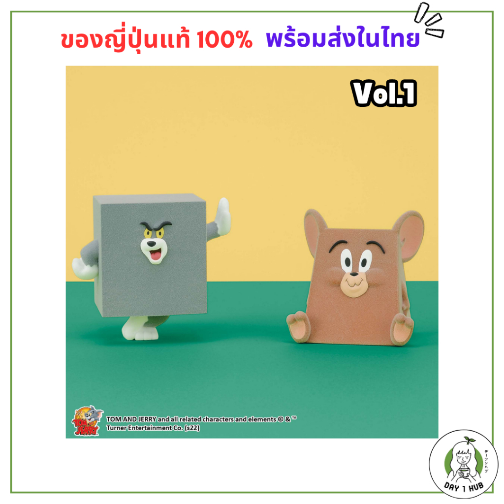 Tom and Jerry Fluffy Puffy～Funny Art～vol.1 / Tom&Jerry [ของแท้ พร้อมส่ง มือ1]