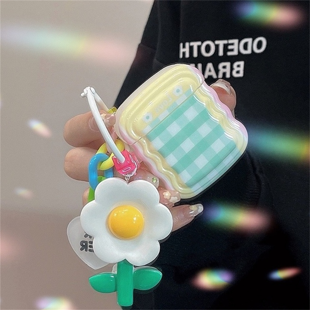 จัดส่ง24ชม for เคส AirPods 3 case airpods 1/2/Pro/Pro2 soft case เคสป้องกันการหล่น น่ารัก ดอกไม้ เคสหูฟังบลูทูธไร้สาย
