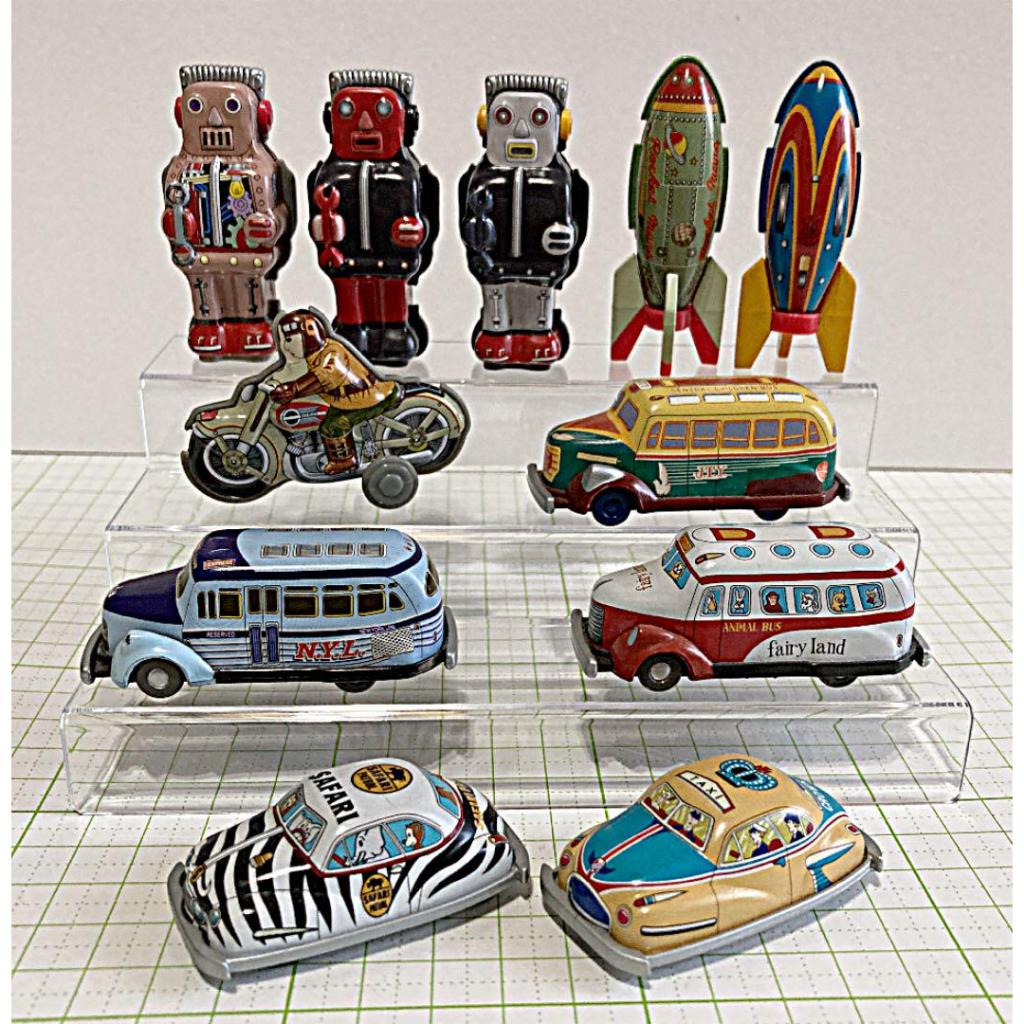 Tin Toy Museum Kitahara Collection โมเดลเลียนแบบวัสดุของเล่นสังกะสี Vintage Car